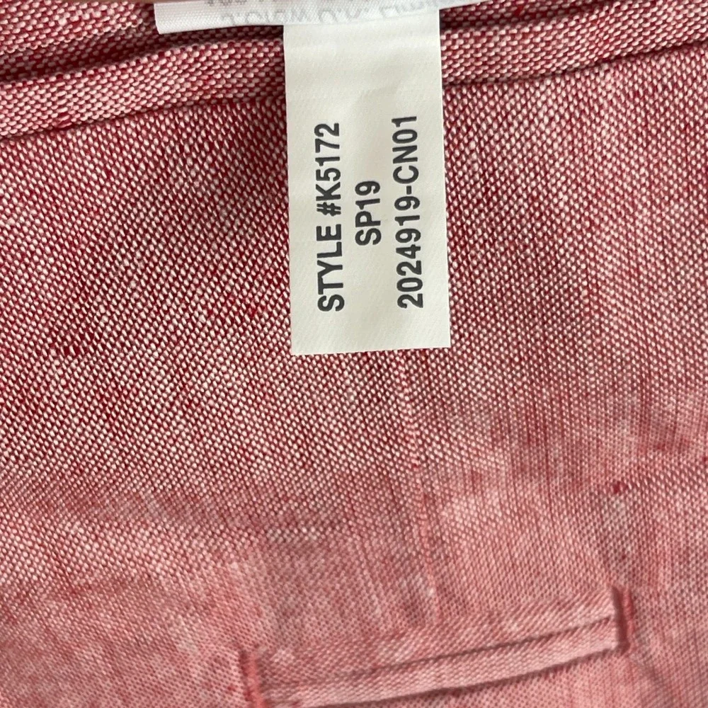 J Crew Suit Jacket Mens 40R Pink Ludlow Slim Unstructured Cotton Linen Somelos